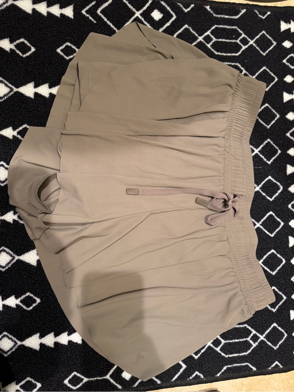 JoyLab Women's Taupe Athletic Shorts with Drawstring